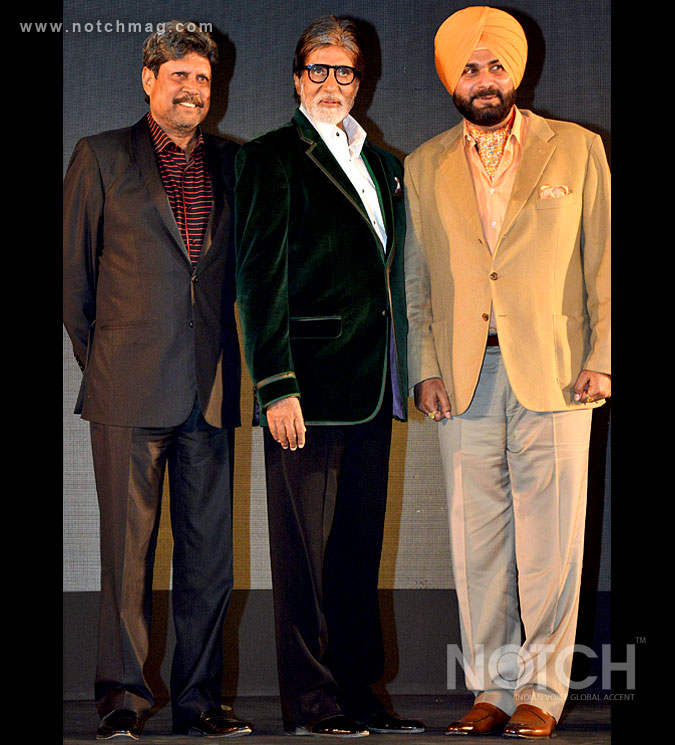Kapil Dev,Amitabh Bachchan And Navjot Singh Sidhu