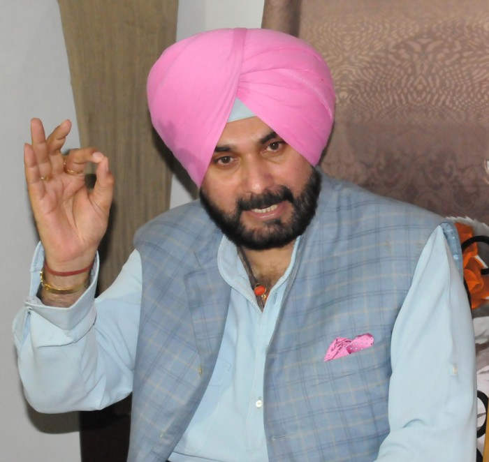 Navjot Singh Sidhu In Pink Turban