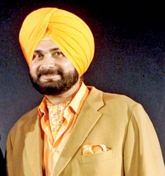 Navjot Singh Sidhu In Yellow Turban