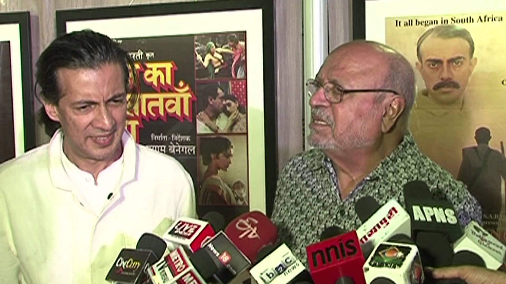 Shayam Benegal And Neville Tuli In Press Conference