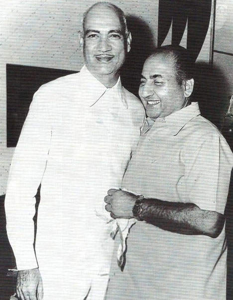 O. P. Nayyar And Mohd Rafi