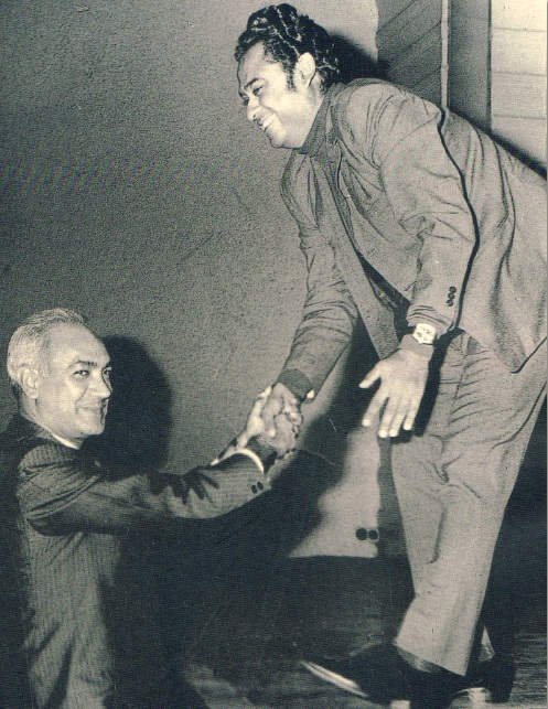 O. P. Nayyar Shaking Hand With Kishor Kumar