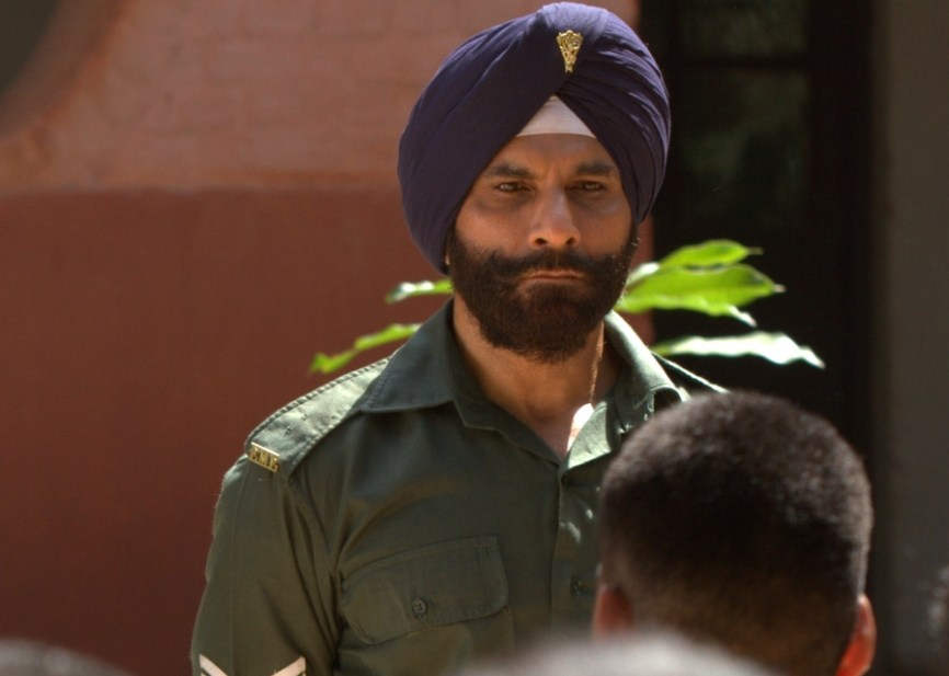 Pavan Malhotra  Wearing Army Dress