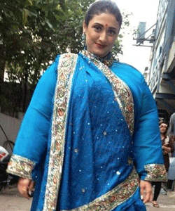 Ragini Khanna Wearing Sky Blue Saree