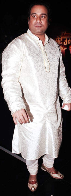 Rahat Fateh Ali Khan In White Dress