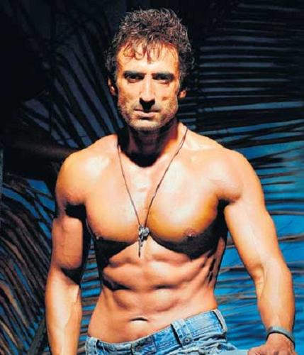 Actor Rahul Dev Showing Body