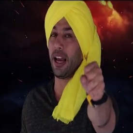 Rai Jujhar Wearing Yellow Turban