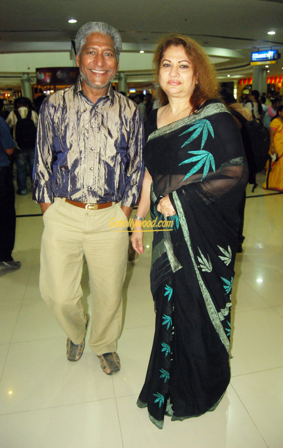 Rajendra Gupta With His Wife