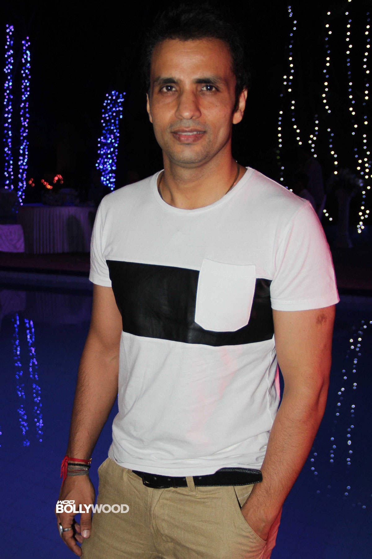 Rajiv Thakur In White T Shirt