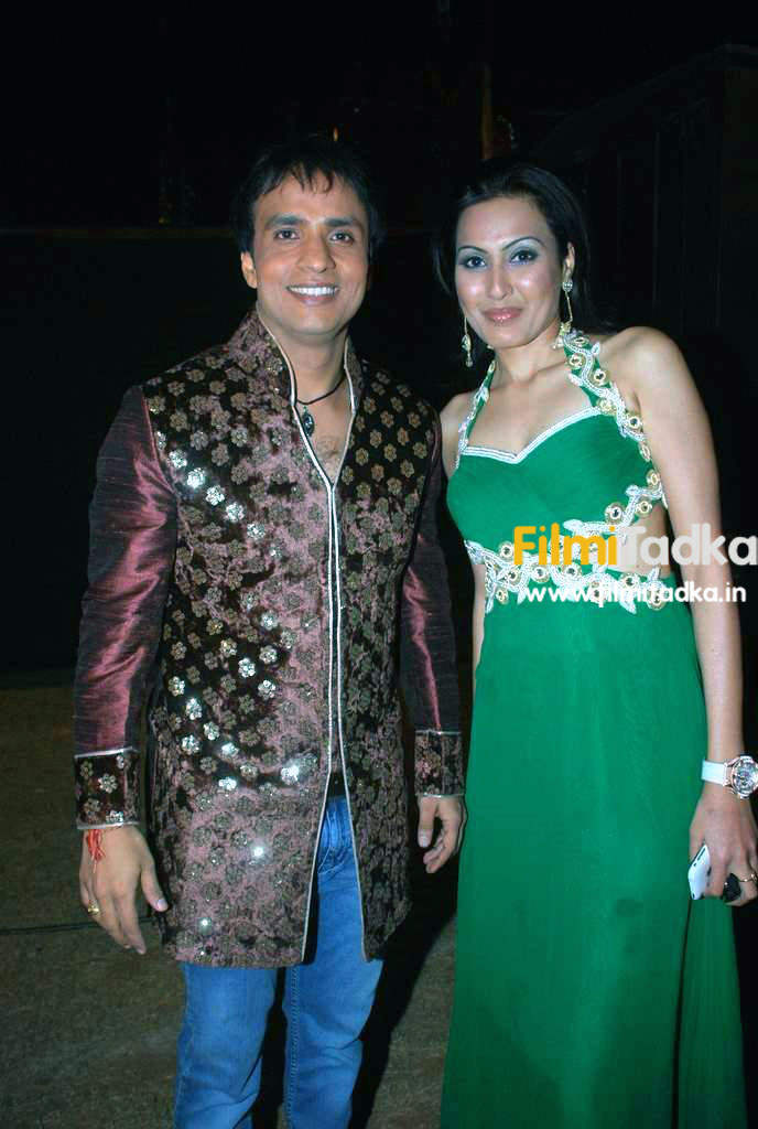 Rajiv Thakur With Kamya Punjabi