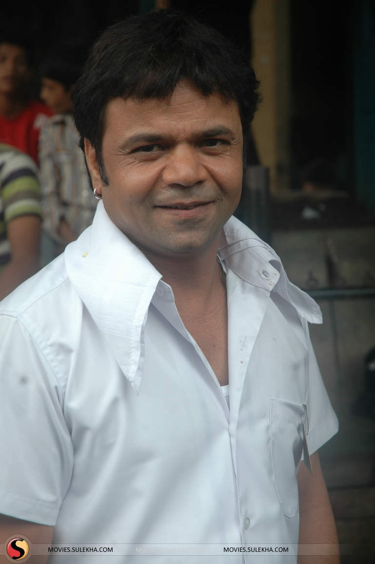 Rajpal Yadav In White Shirt