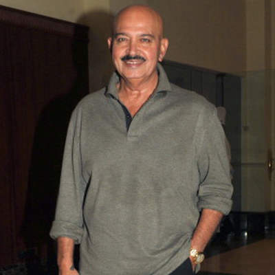Rakesh Roshan In Grey T Shirt