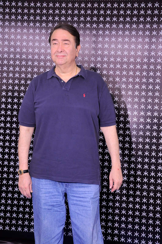 Randhir Kapoor In Blue T Shirt
