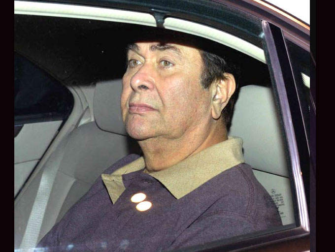 Randhir Kapoor In Car