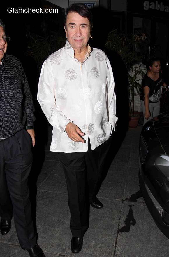 Randhir Kapoor In White Shirt