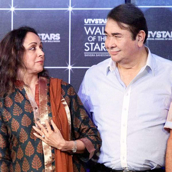 Randhir Kapoor With Hema Malini