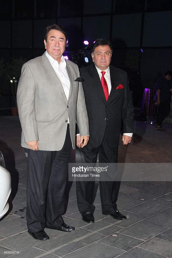 Randhir Kapoor With Rishi Kapoor