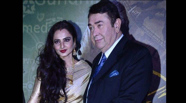 Rekha And Randhir Kapoor