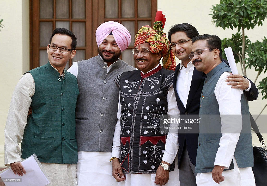 Ravneet Singh With Other Congress Leader
