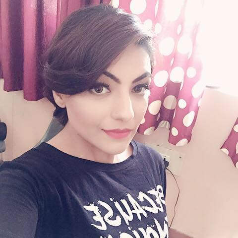 Richa Vashist In Black T Shirt