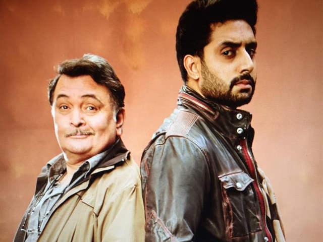 Rishi Kapoor And Abhishek