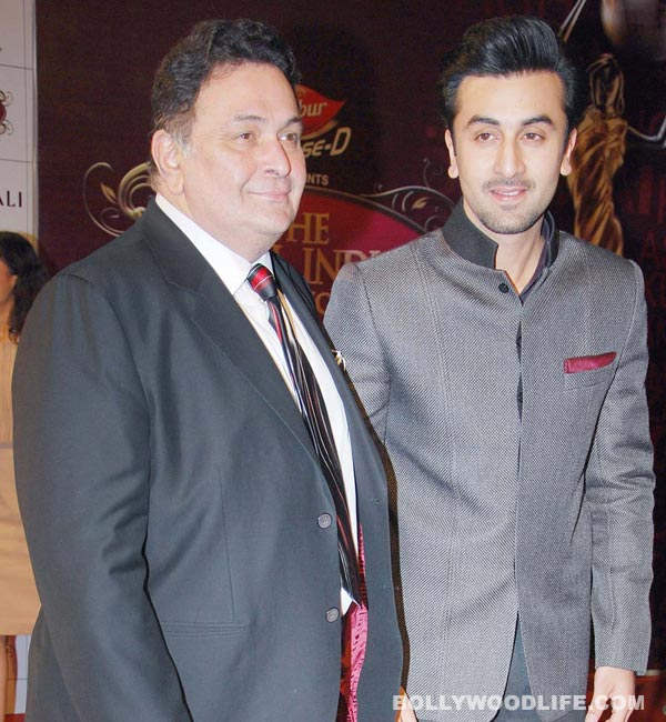 Rishi Kapoor And His Son Ranbir Kapoor