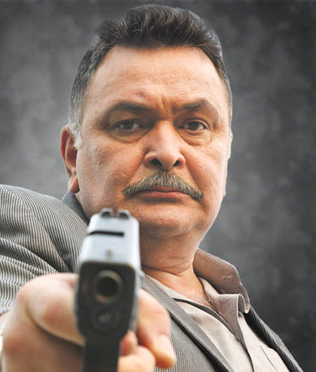 Rishi Kapoor Holding Gun
