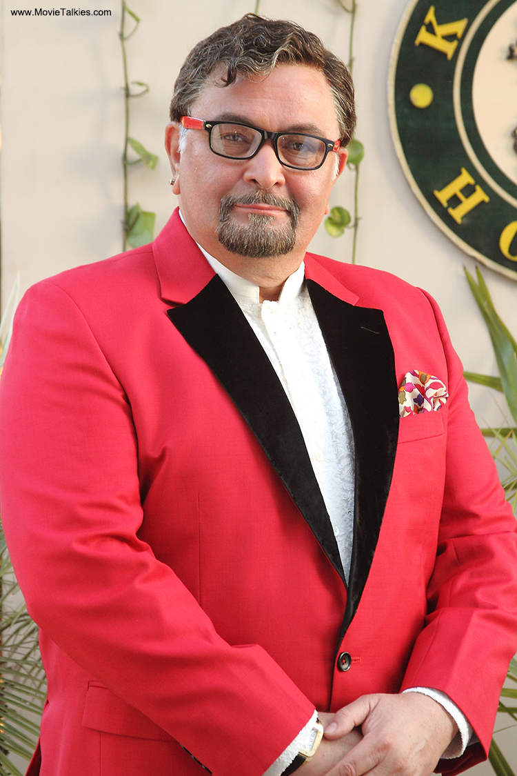 Rishi Kapoor Wearing Red Blazer