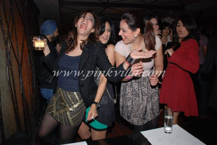Arvina Purkystha, Ruby Bhatia With Poonam