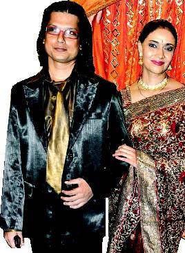 Ruby Bhatia With Her Husband