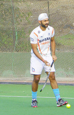 Sandeep Singh In Ground
