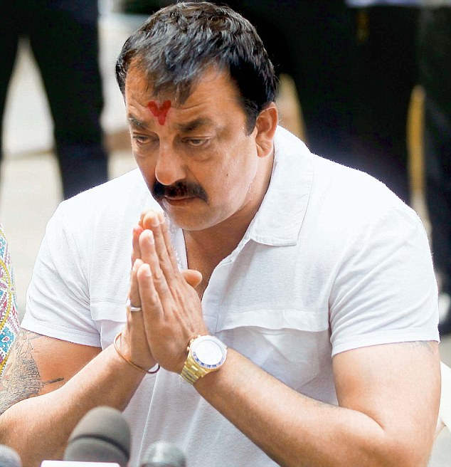 Sanjay Dutt  In White Shirt