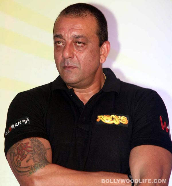 Sanjay Dutt Wearing Black T Shirt