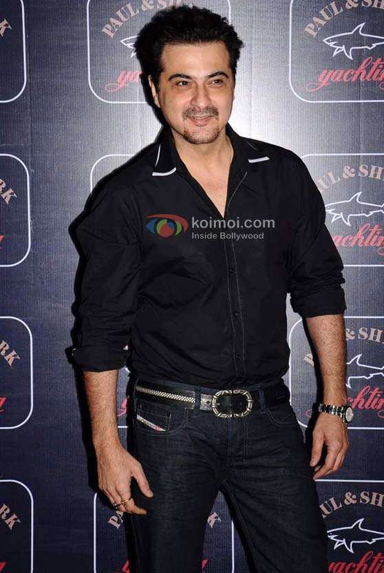 Sanjay Kapoor Wearing Black Shirt And Jean