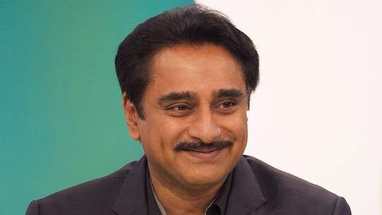 Sanjeev Bhaskar With Mustache