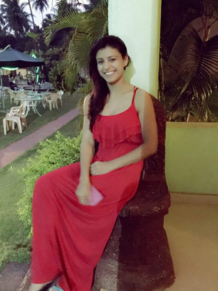 Sapna Thakur In Red Outfit