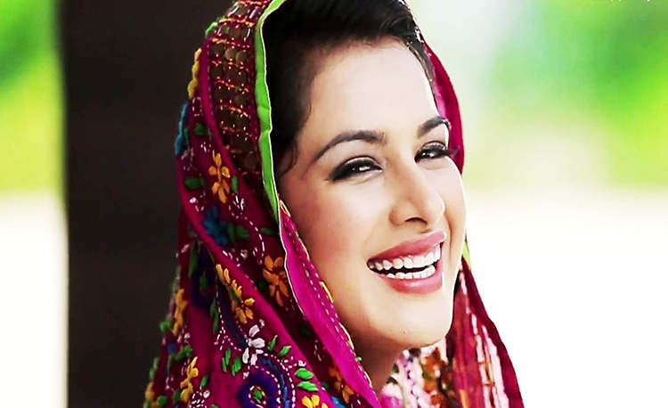 Actress Sara Gurpal Laughing