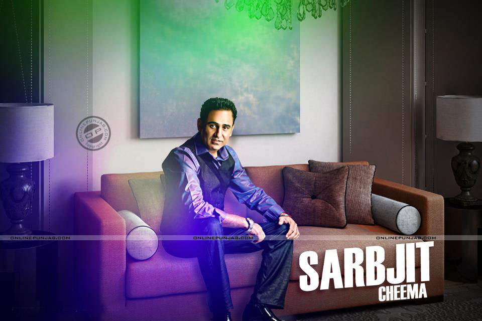 Sarbjit Cheema Sitting On Soffa