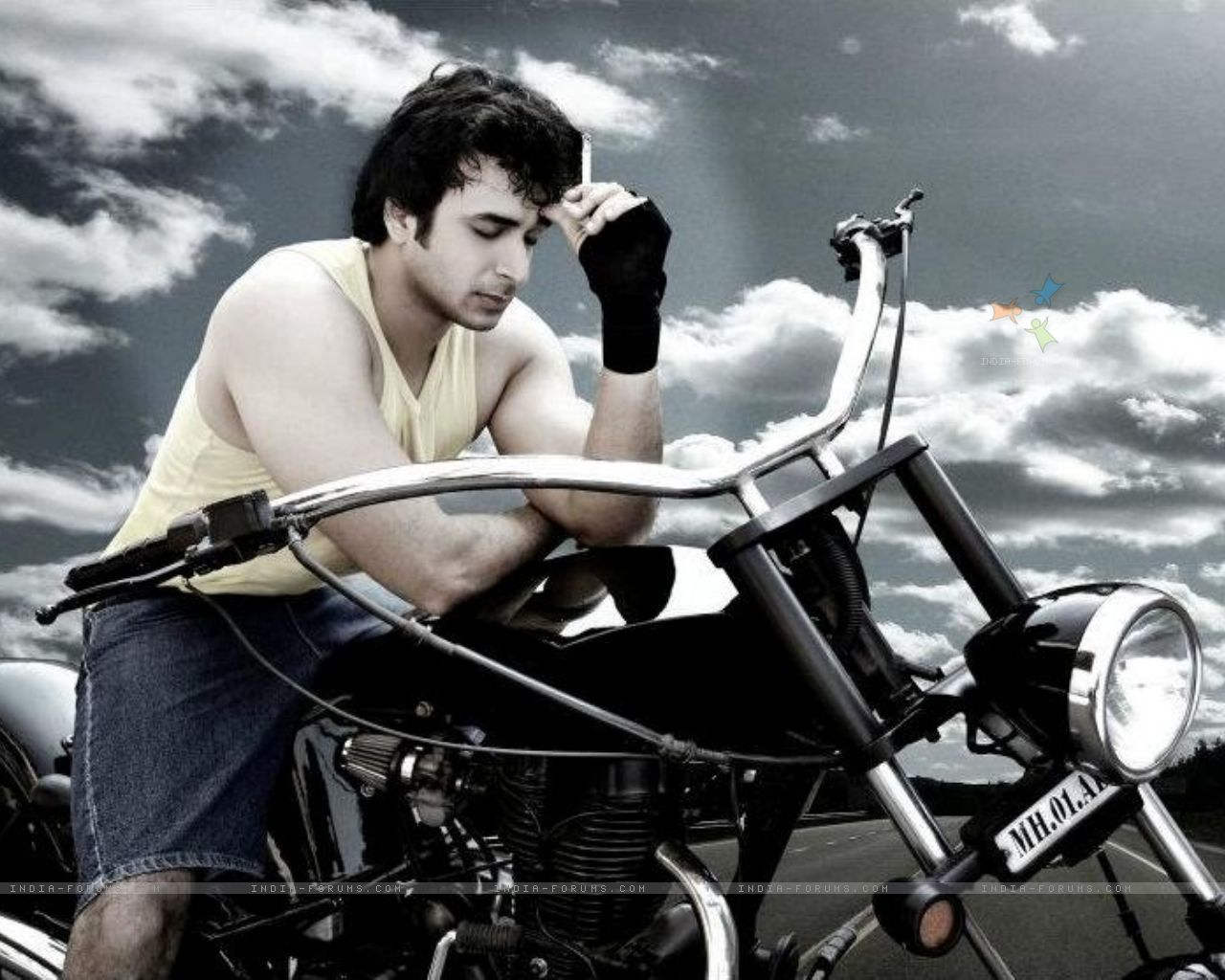 Sarwar Ahuja On Bike