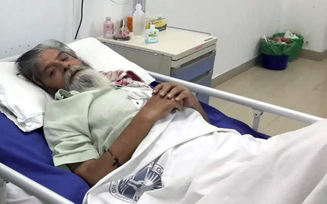 Sathish Kaul In Hospital