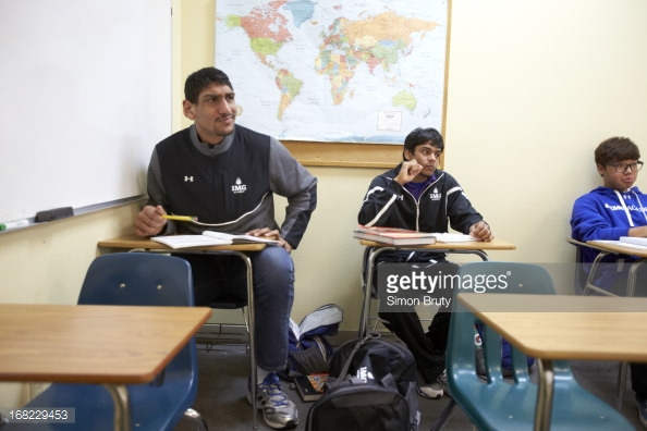 Satnam Singh Bhamara Sitting In Class