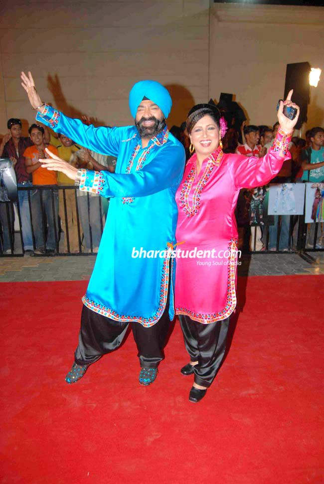 Savita Bhatti And Jaspal On Red Carpet