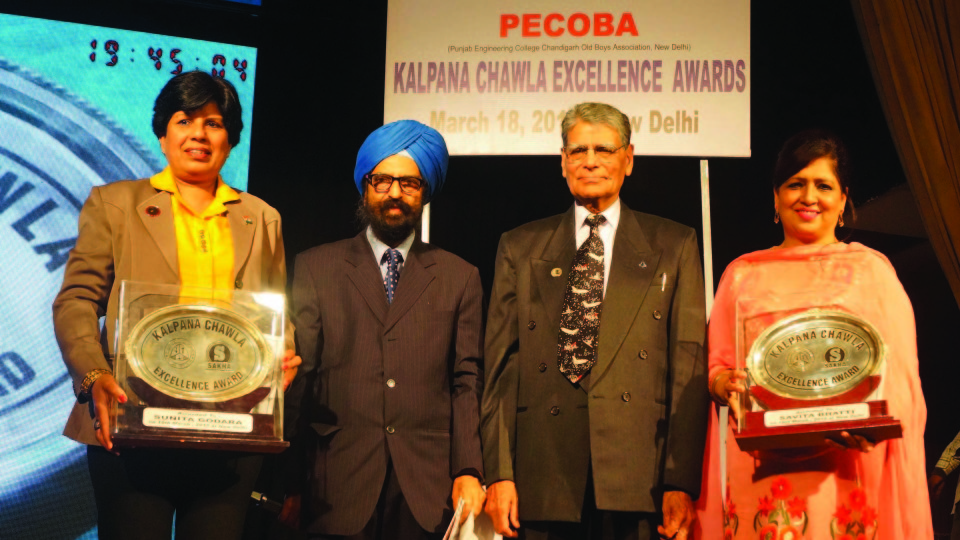 Savita Bhatti Holding Award