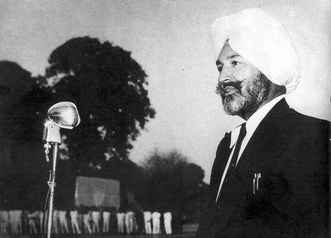 Shabeg Singh Giving Speech