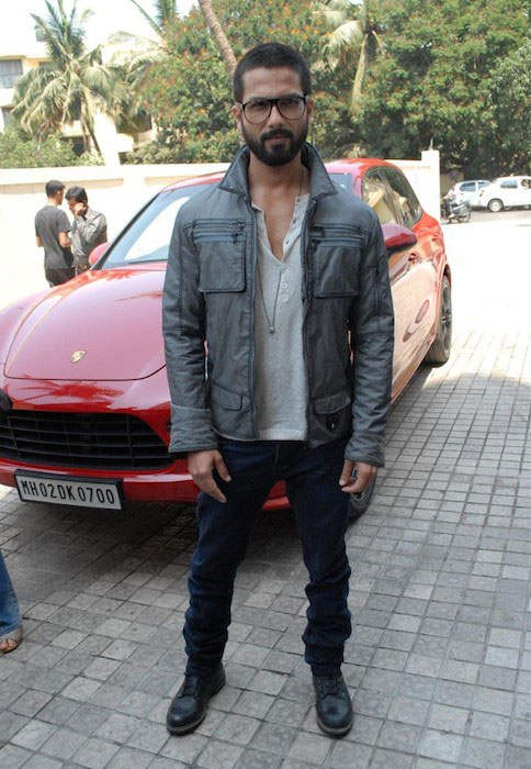 Shahid With His Red Car