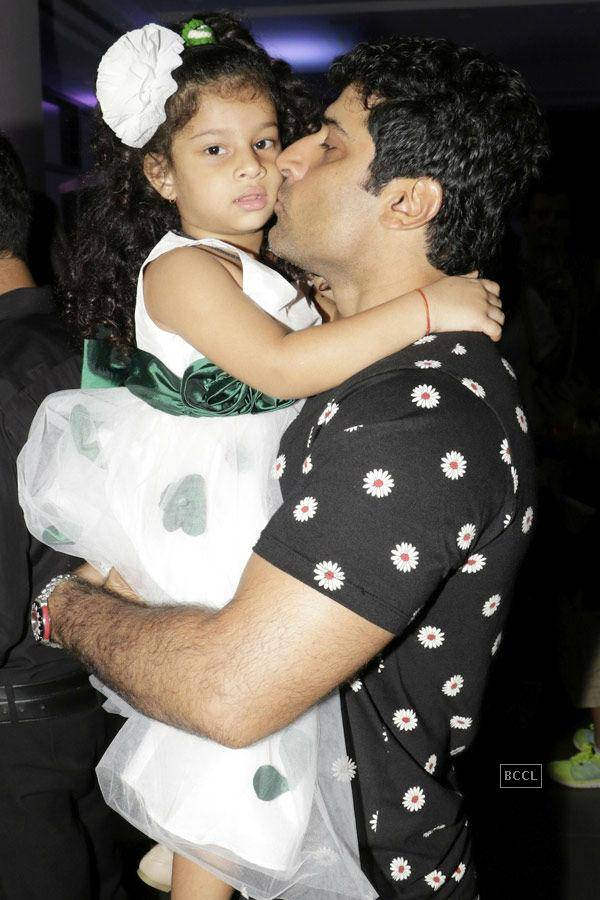 Shakti Kissing His Daughter