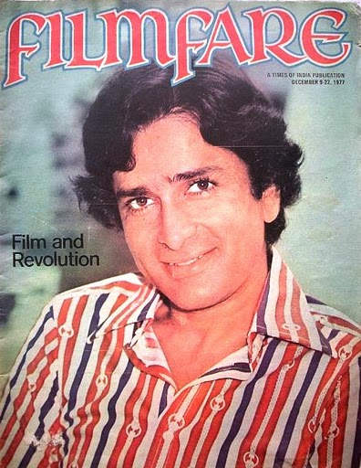 Shashi Kapoor On Filmfare Magazine Cover