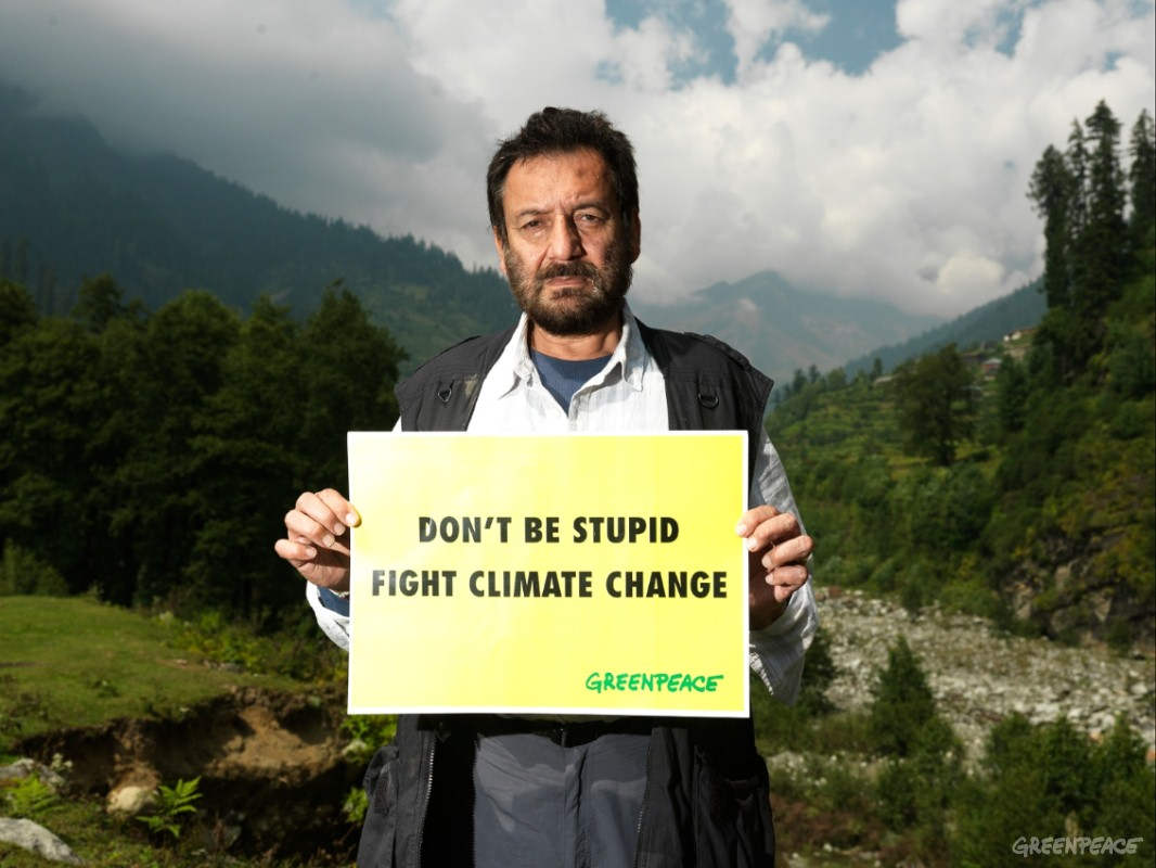 Shekhar Kapur Holding Greenplace Board