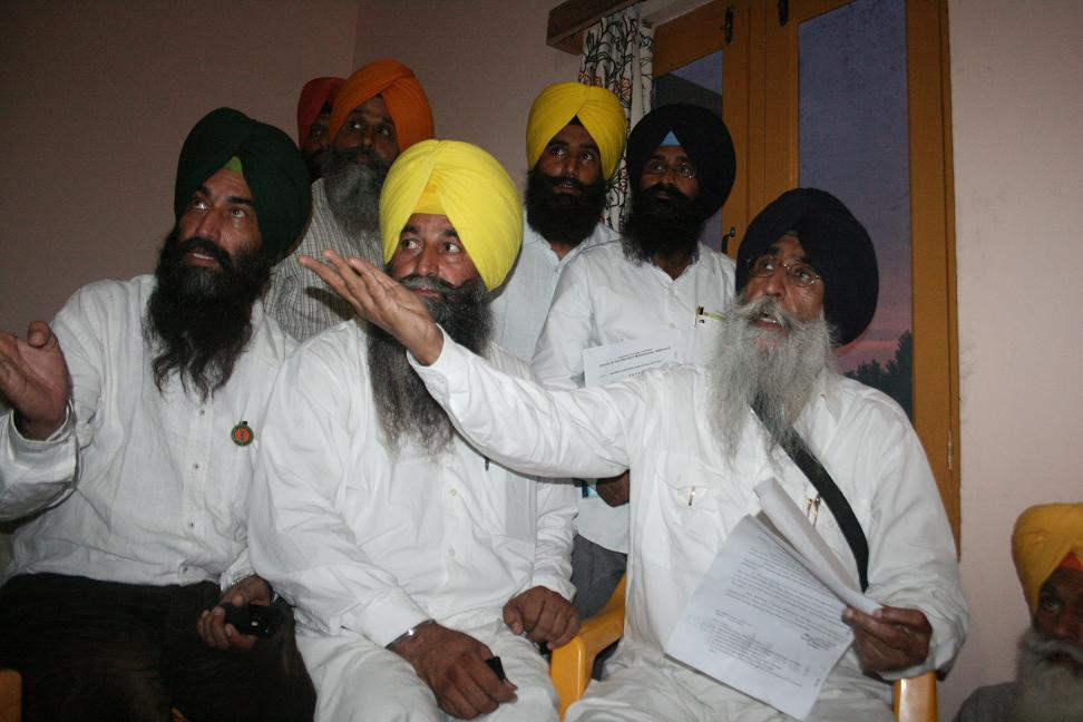 Simranjit Singh Mann With Party Member