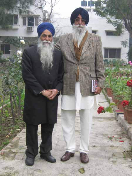 Simranjit Singh With His Coworker